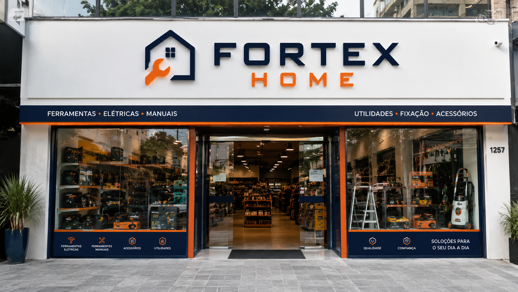 Fachada da loja Fortex Home